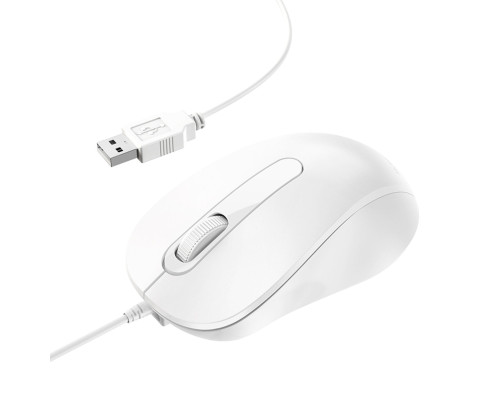 Миша BOROFONE BG4 Business wired mouse White