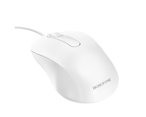 Миша BOROFONE BG4 Business wired mouse White