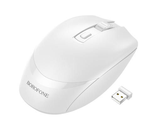 Миша BOROFONE BG7 Platinum 2.4G business wireless mouse White