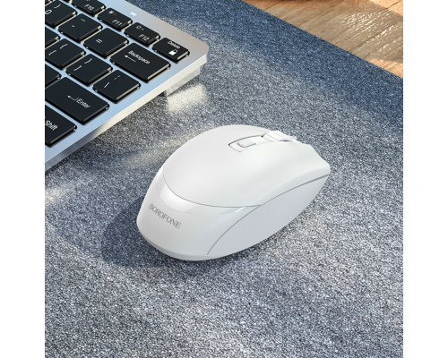 Миша BOROFONE BG7 Platinum 2.4G business wireless mouse White