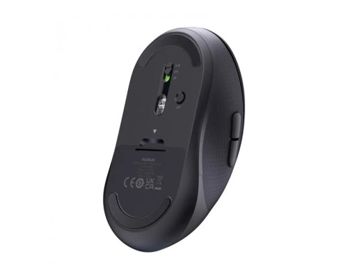 Маніпулятор миша Baseus F02 Ergonomic Wireless Mouse（without Battery） Cluster Black