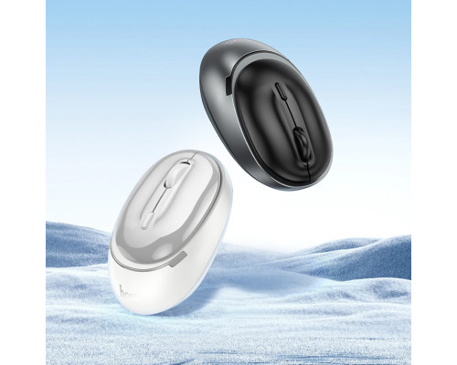 Миша HOCO GM34 Nuevo dual-mode business wireless mouse Black Metal Gray (6942007632782)