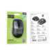 Миша Hoco GM28 2.4G business wireless mouse Black Metal Gray