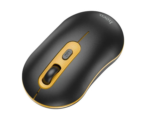 Миша Hoco GM21 Platinum 2.4G business wireless mouse Black Yellow