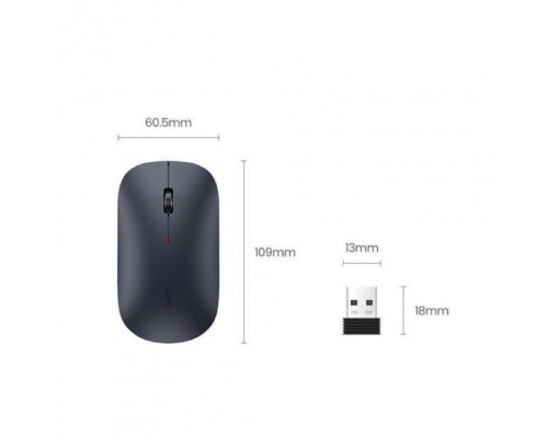 Миша UGREEN MU001 Portable Wireless Mouse (Black)