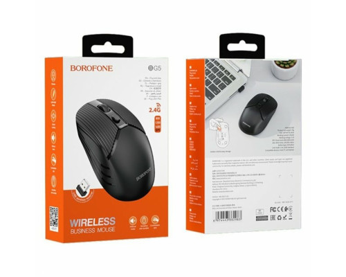 Миша BOROFONE BG5 Business wireless mouse Black