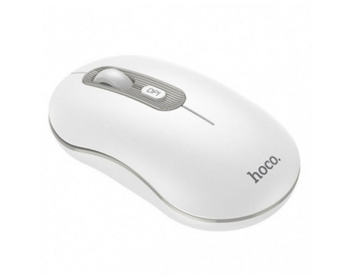 Миша Hoco GM21 Platinum 2.4G business wireless mouse White Gray