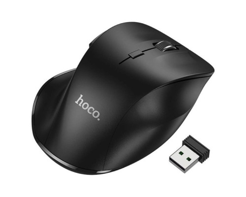 Миша HOCO GM24 Mystic six-button dual-mode business wireless mouse Black