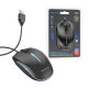 Миша BOROFONE BG10 Soaring game luminous wired mouse Black