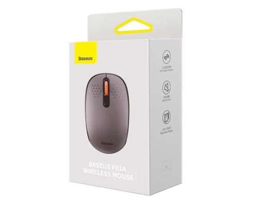 Маніпулятор миша бездротова Baseus F01A Wireless Mouse Frosted Gray