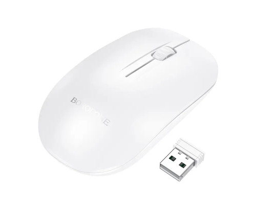 Миша BOROFONE BG14 Planet 2.4G business wireless mouse White