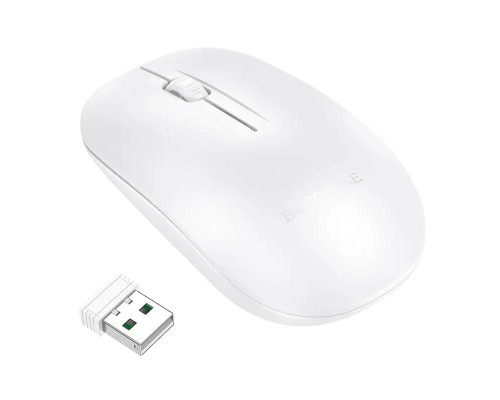 Миша BOROFONE BG14 Planet 2.4G business wireless mouse White