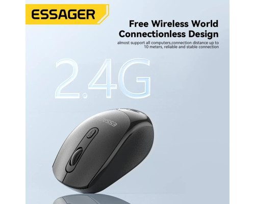 Миша безпровідна ESSAGER (Color box)Spirituel 2.4G wireless mouse White