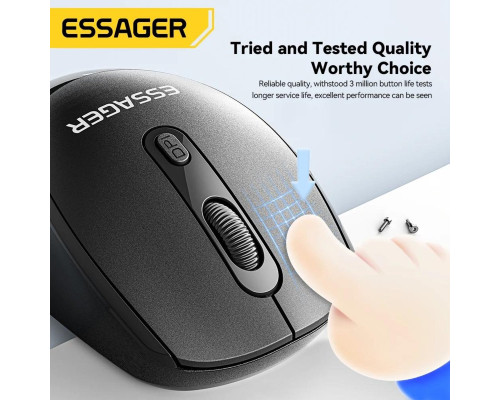 Миша безпровідна ESSAGER (Color box)Spirituel 2.4G wireless mouse White