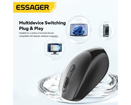 Миша безпровідна ESSAGER (Color box)Spirituel 2.4G wireless mouse White