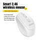 Миша безпровідна ESSAGER (Color box)Spirituel 2.4G wireless mouse White