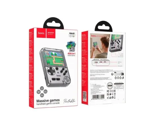 Портативна ігрова консоль HOCO GA40 Brilliant vertical screen handheld game console Gray mag-6942007673051153798