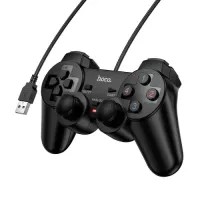 Дротовий ігровий контролер HOCO GA3 Fast link (PC) USB cable 1,5m black mag-6942007666619152328