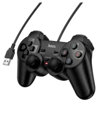 Дротовий ігровий контролер HOCO GA3 Fastlink black mag-6942007666619152328