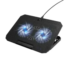 Підставка з охолодженням для ноутбука Hoco GA4 Jade laptop cooling stand black mag-6942007666626152329