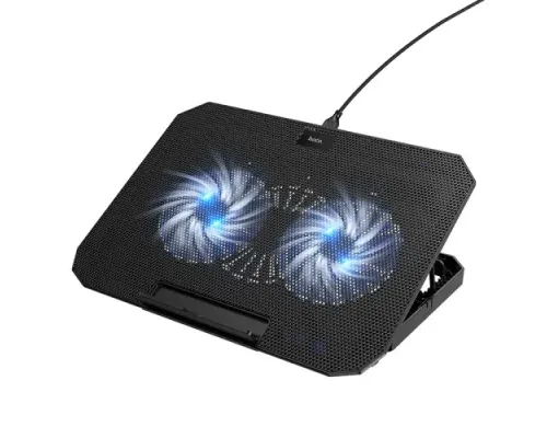 Кулер для ноутбука Hoco GA4 Jade laptop cooling stand black mag-6942007666626152329