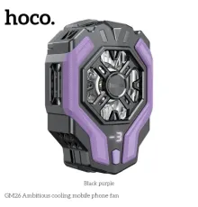 Кулер для телефону НОСО GM26 чорно-фіолетовий mag-6942007612302144418