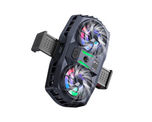 Кулер для телефону НОСО GM36 Mustango mobile phone dual cooler Чорний mag-6942007645058138668