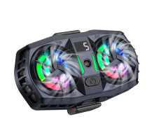 Кулер для телефону НОСО GM36 Mustango mobile phone dual cooler Чорний mag-6942007645058138668