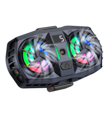 Кулер для телефону НОСО GM36 Mustango mobile phone dual cooler Чорний mag-6942007645058138668