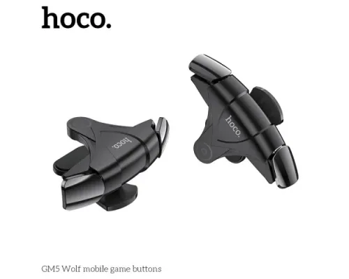 Тригери ігрові для смартфона HOCO GM5 Wolf Mobile game buttons Чорні mag-6931474751492146701