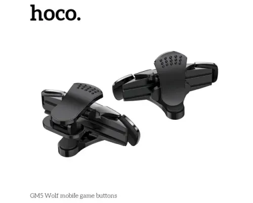 Тригери ігрові для смартфона HOCO GM5 Wolf Mobile game buttons Чорні mag-6931474751492146701