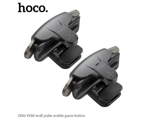 Тригери ігрові для смартфона HOCO GM6 Wild wolf pulse mobile game button Black mag-6931474751959150927