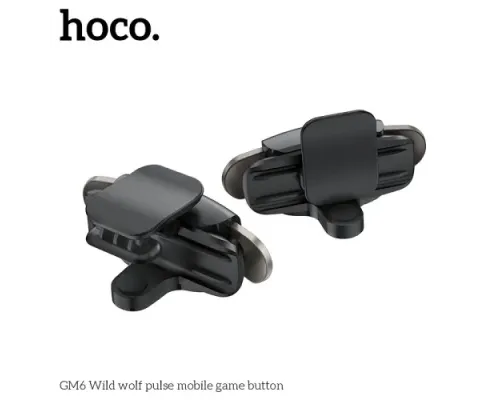 Тригери ігрові для смартфона HOCO GM6 Wild wolf pulse mobile game button Black mag-6931474751959150927