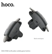 Тригери ігрові для смартфона HOCO GM6 Wild wolf pulse mobile game button Black mag-6931474751959150927