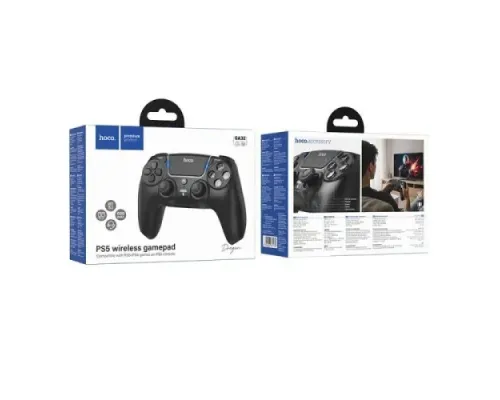 Бездротовий геймпад HOCO GA32 Dragon PS5 wireless gamepad Чорний mag-6942007672139153852