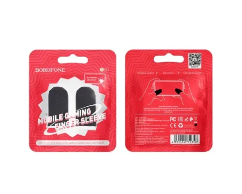 Напальчники для гри BOROFONE BG1 (carbon fiber) чорні mag-6931474750358146039