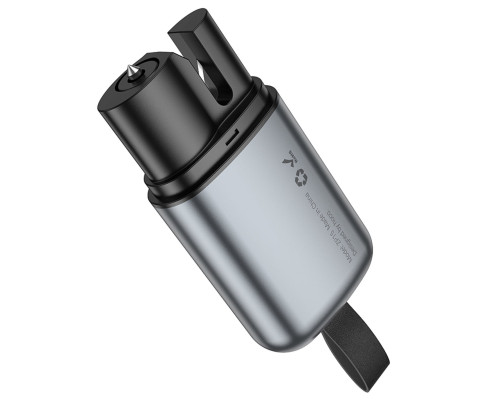 Автомобільний молоток HOCO ZP15 King car safety hammer Metal Gray (6942007644020)