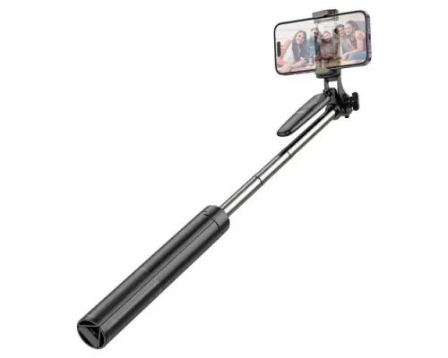 Селфі-палиця трипод HOCO K19 Soul live broadcast holder Black mag-6931474798640144389