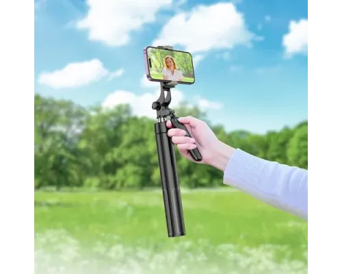 Селфі-палиця трипод HOCO K19 Soul live broadcast holder Black mag-6931474798640144389