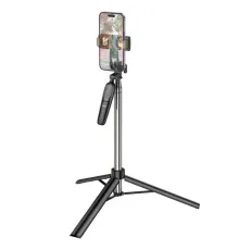 Селфі-палиця трипод HOCO K19 Soul live broadcast holder Black mag-6931474798640144389