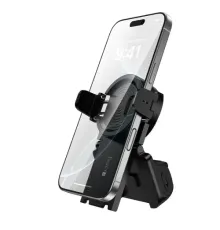 Багатофункціональний тримач HOCO K33 Oleada black mag-6942007671415153050