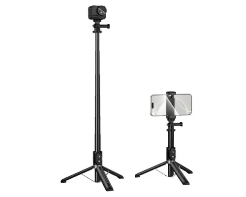 Багатофункціональний штатив HOCO K101 Prestigio multifunctional tripod Black mag-6942007673952153727