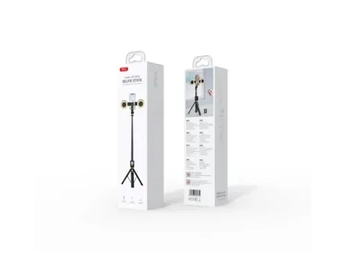Монопод XO SS23 Smart Screen Projection Bluetooth Selfie Stick Чорний mag-6975837584754147336