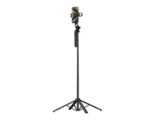 Монопод-трипод WiWU Live Broadcast Tripod Selfie Stick Wi-SE012 Black mag-6976975613177153568