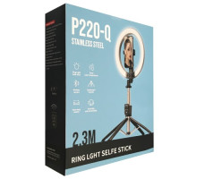 Монопод-трипод PRO Series P220Q LED LAMP AL 2.3м. BLUETOOTH Пульт ДУ mag-200000157612057126