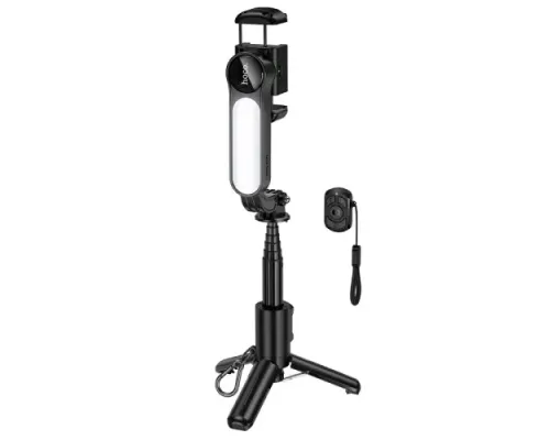 Багатофункціональний штатив HOCO K90 Feliz single-axis live broadcast holder Black mag-6942007673204153759