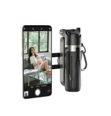 Монопод XO SS24 (LW) (with light) 4-in-1 Multi-function Magnetic Mini Selfie Stick Чорний mag-6975837586741147358