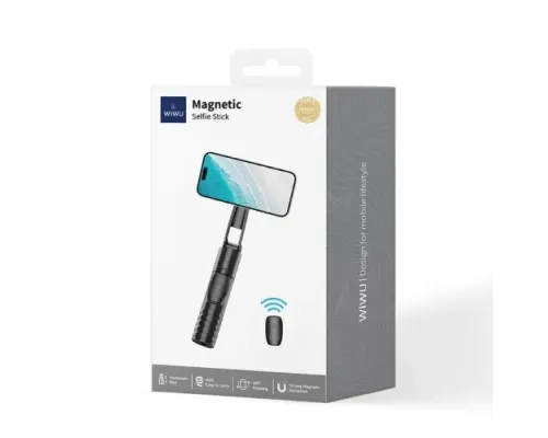 Монопод-трипод WiWU Magnetic Selfie Stick Wi-SE014 Black mag-6977703650228153590