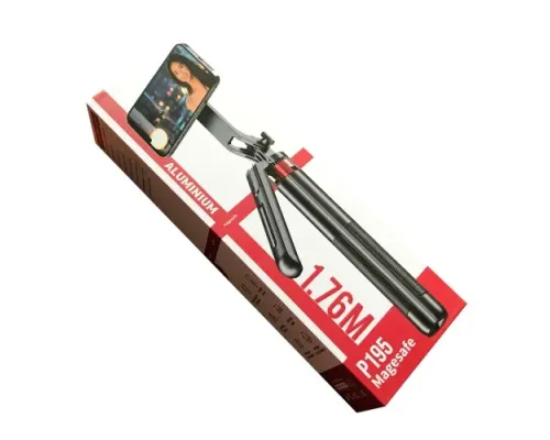 Монопод-трипод PRO Series P195 MagSafe (2в1) AL 1,76м. BLUETOOTH Пульт ДУ дефект пакування mag-2000001671429152901