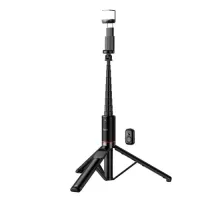 Селфі-палиця трипод HOCO K34 Spring live broadcast holder with fill light Black mag-6942007675246153814